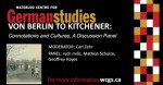 Poster for panel discussion Ber;in to Kitchener in 2016